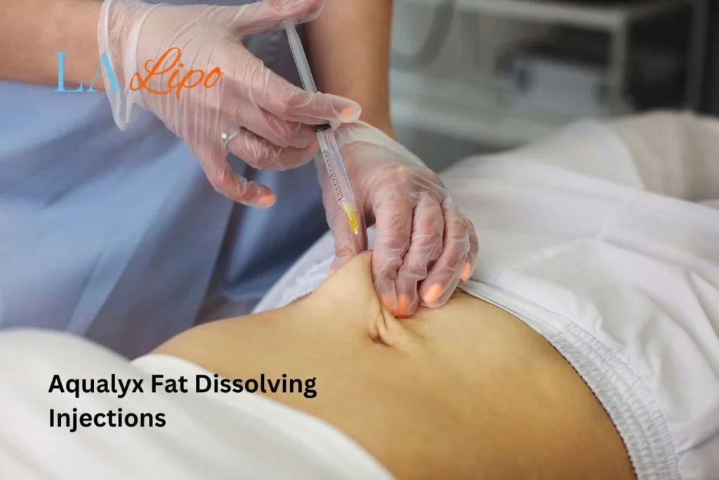 woman having fat dissolving injections Walton-on-Thames in the stomach