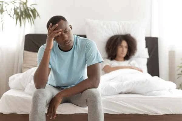 Man upset about ED symptoms Walton-on-Thames