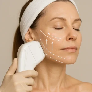 Woman having HI-FU to reduce wrinkles call LA LIPO Walton-on-Thames Now!