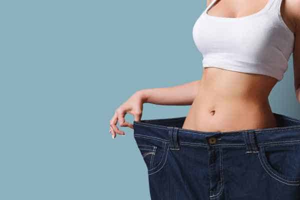 woman after fat reduction treatment Walton-on-Thames