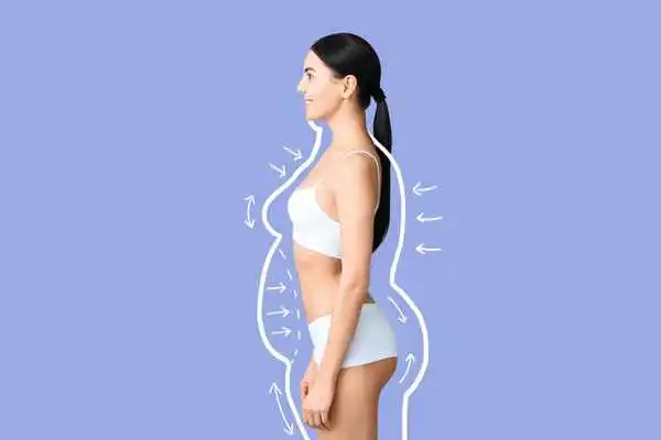 image of woman experiencing fat reduction treatment Walton-on-Thames