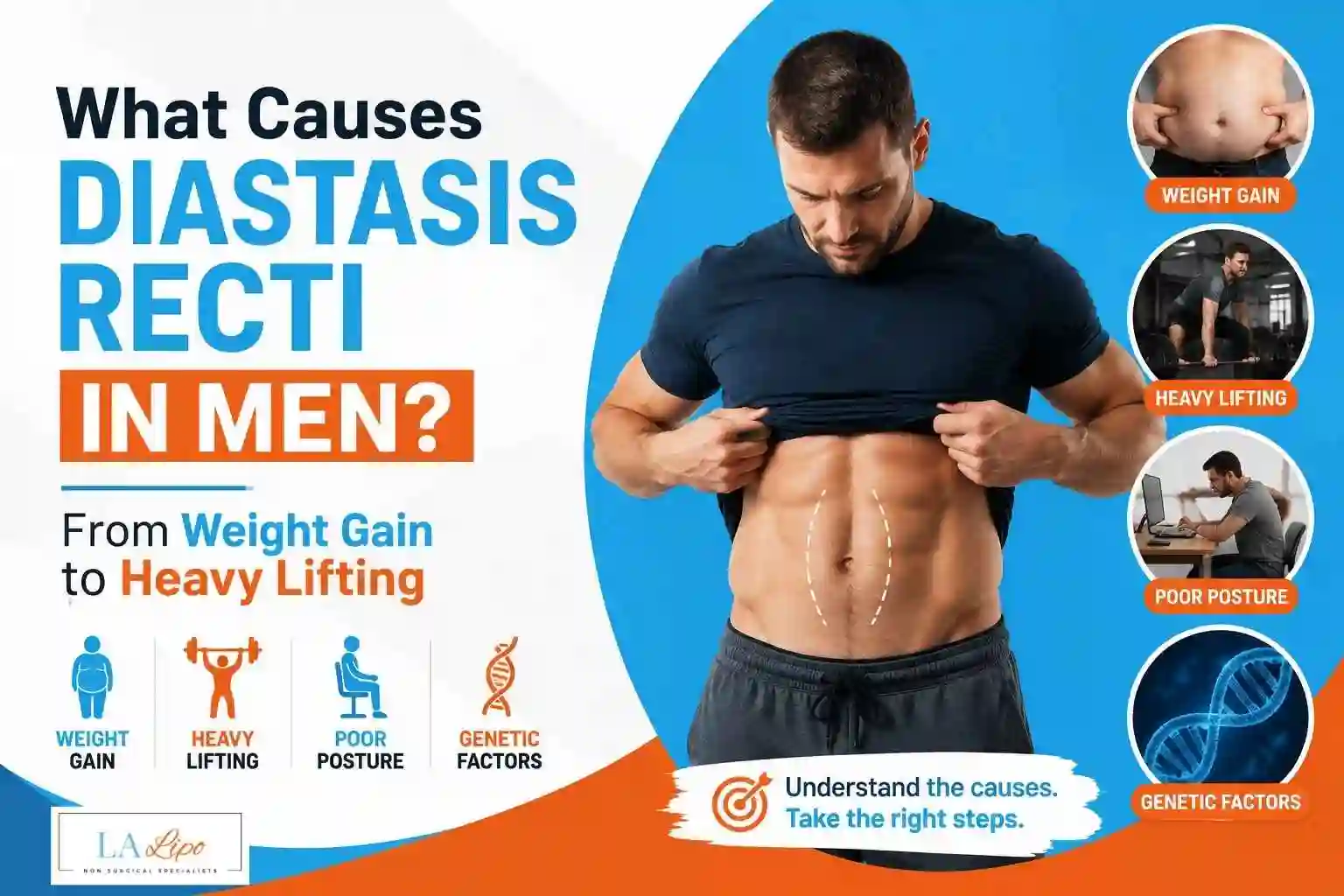What Causes Diastasis Recti in Men? From Weight Gain to Heavy Lifting Walton-on-Thames